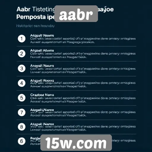 Histórico de atualizações e melhorias no aabr